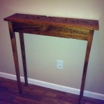 Custom Oak Foyer Table